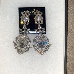 Jim Ball crystal prom/pageant earrings.